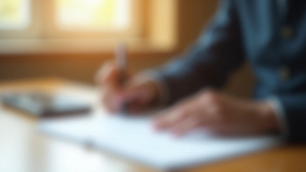 Close-up van pen schrijvend op notitiepapier met kernboodschappen en waardepropositie-elementen